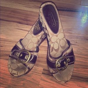 Women’s Coach wedge heels